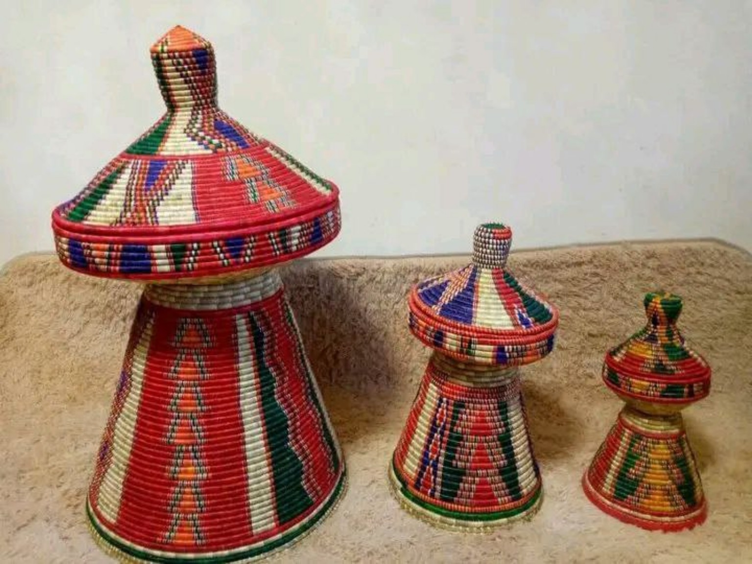Woven basket collection