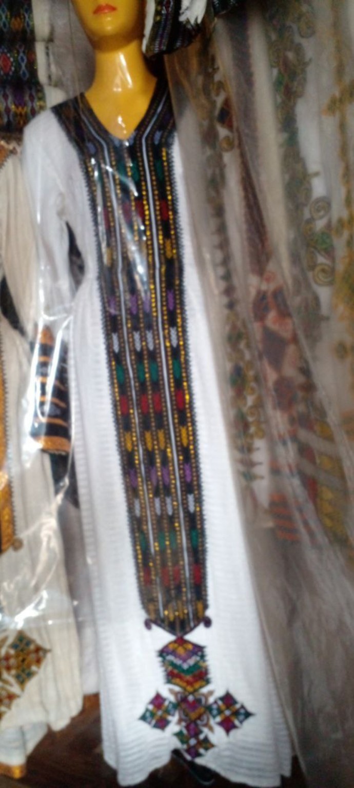 Embroidered traditional dress